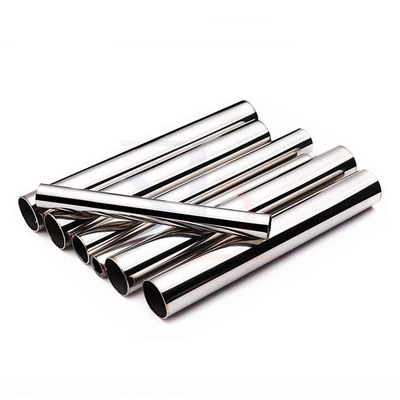 SS201 2mm tebal stainless steel dilas cermin tabung bulat