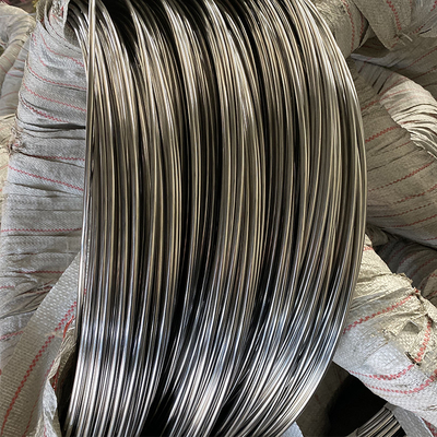 Cold Drawn Ss430 201 Kawat Penggosok Stainless Steel Dengan Nylon Coting