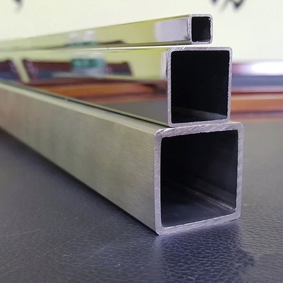 HL Finish Stainless Steel Square Pipe Aisi 201 202 304L 316L RHS SHS Untuk Dekorasi