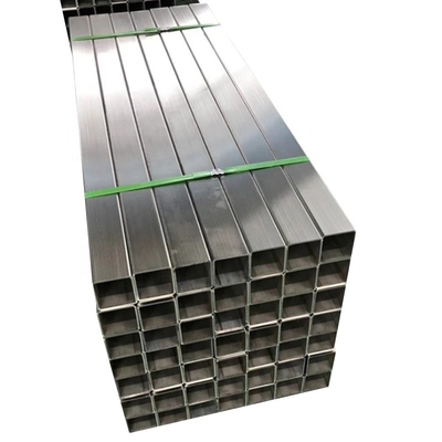 Pipa Persegi Stainless Steel Dipoles RHS Permukaan Terang ASTM SS201 304 316 321