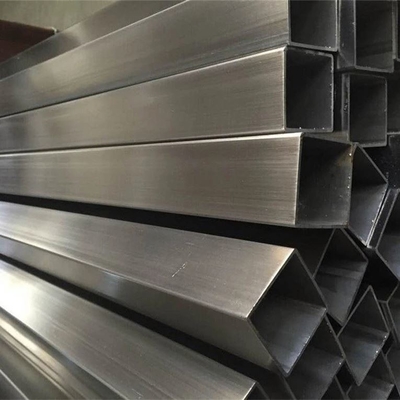 Selesai Disikat Stainless Steel Tabung Persegi Berongga Bagian 201 304 316 20mm