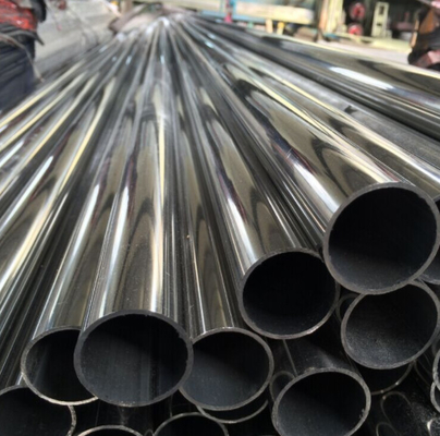 SS201 304 1mm Pipa Stainless Steel Dilas Tabung Bulat Cermin Ss 304