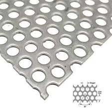 SS316 10mm Lubang Bulat Lembaran Stainless Steel Berlubang